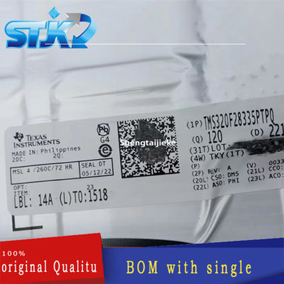 TMS320F28335PTPQ ολοκαίνουργιο και αρχικό μακριά - - ράφι μικροελεγκτών 100% τσιπ συσκευασίας ενσωματωμένο LQFP176