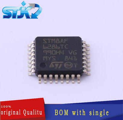 Sensores del circuito integrado de STM8AF6286TCY 32-LQFP, distribuidor integrado del microcontrolador